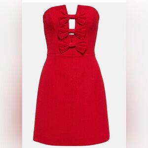 *NWT* NEVER worn Rebecca Vallance Red Bow Detail Mini Dress, Size UK8/US4